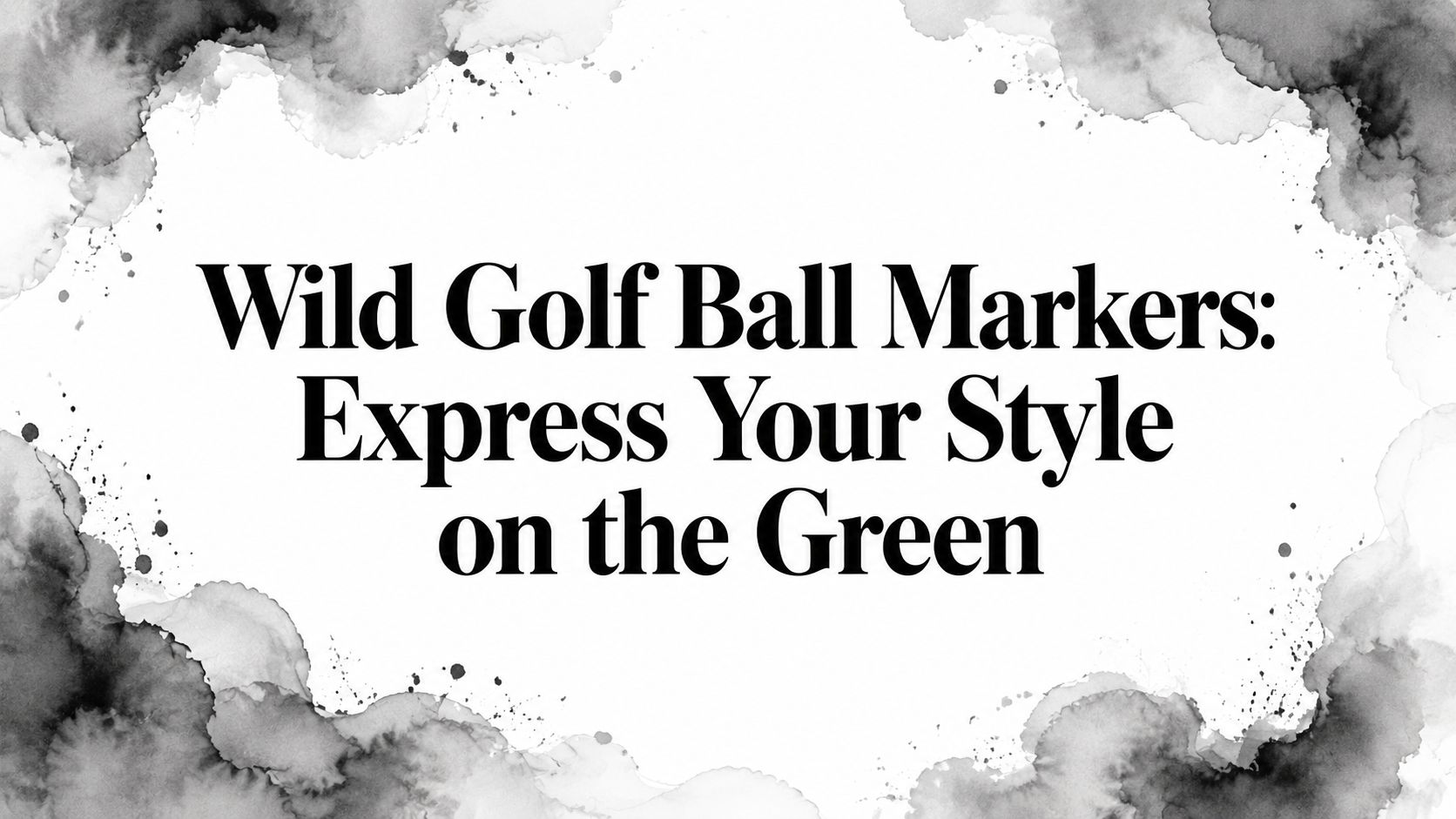 Wild Golf Ball Markers: Express Your Style on the Green