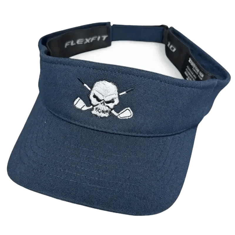 navy golf visor