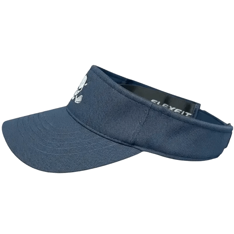golf visor navy side