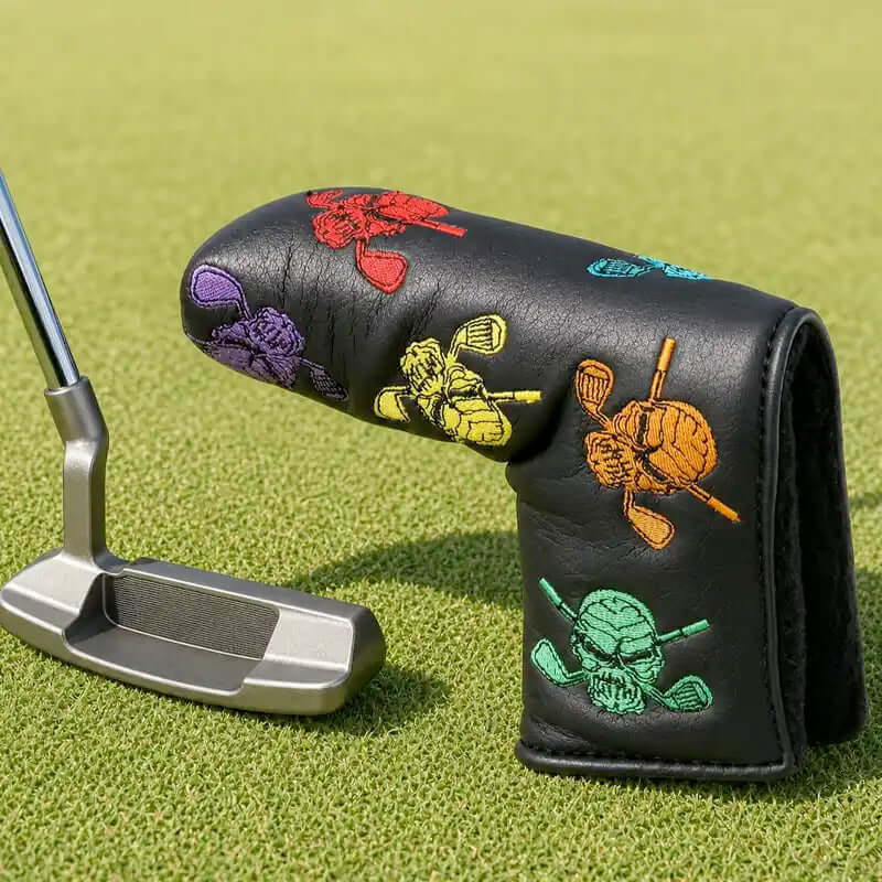 Black blade golf putter cover by Tattoo Golf 