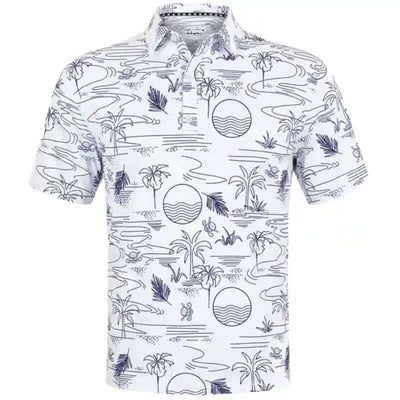 White golf top shirts 