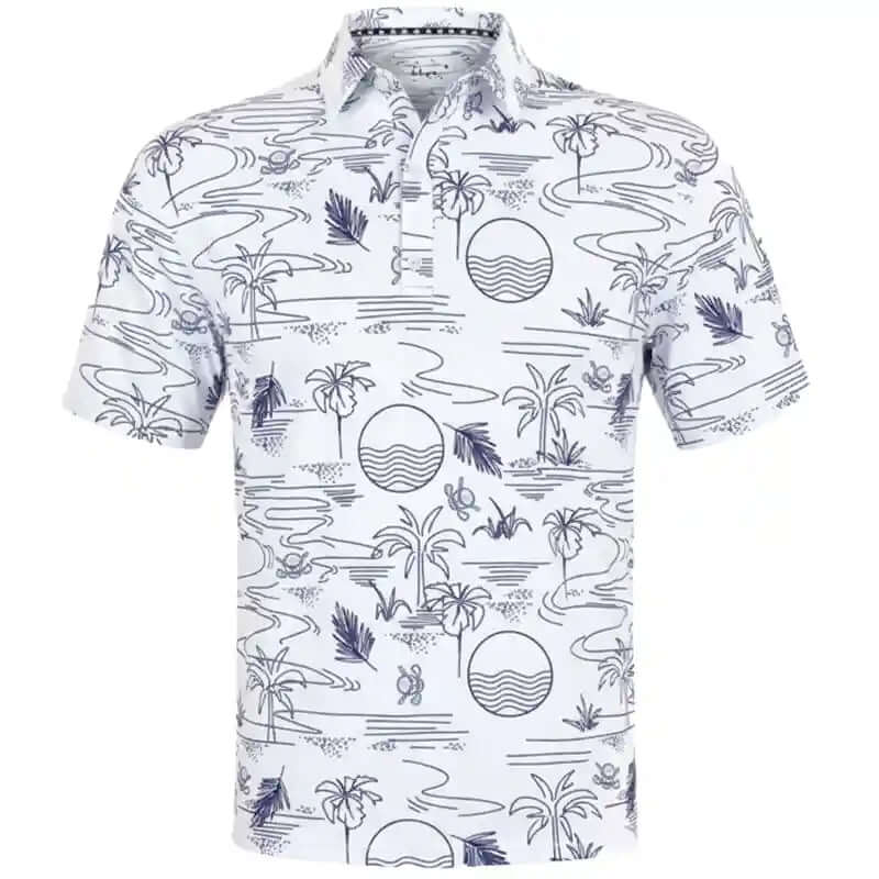 White golf top shirts 