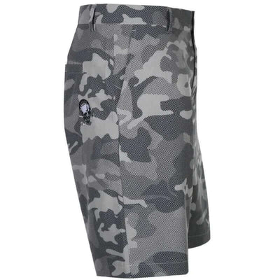 camo grey golf shorts