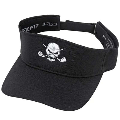 black golf visor