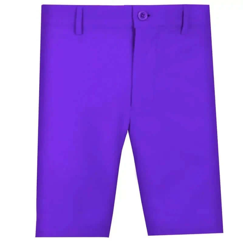 OB ProCool Golf Shorts in vibrant purple color, designed for ultimate comfort and performance in golfing.