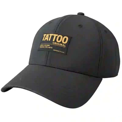 golf hat with yellow 'Tattoo Original' logo 