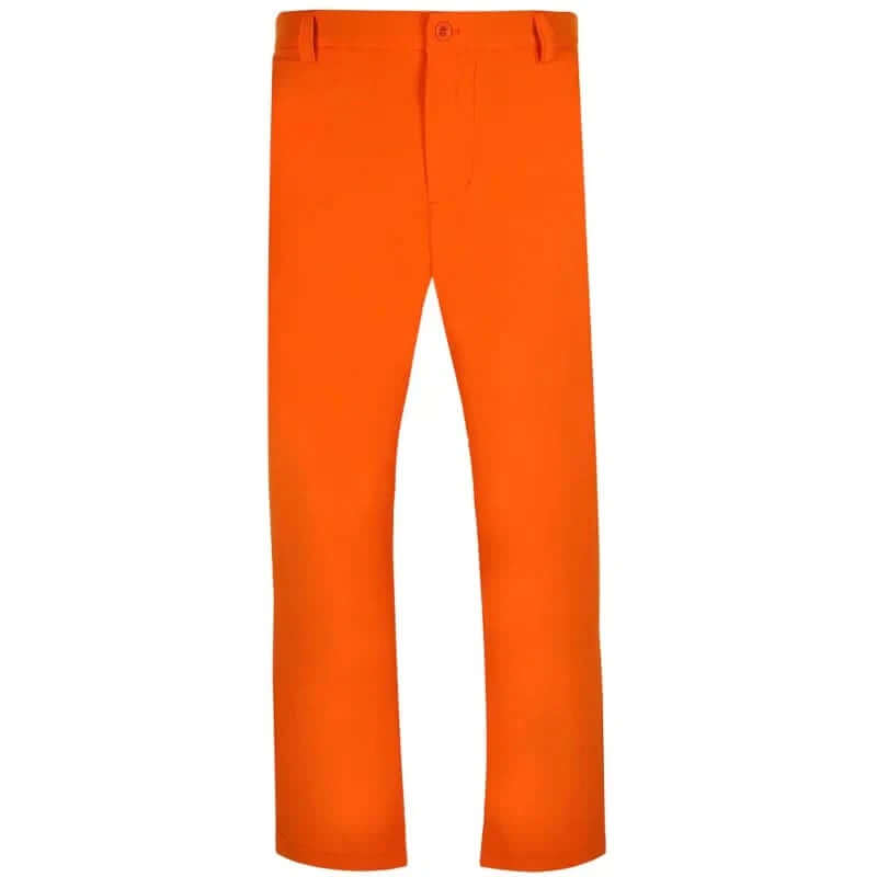 orange golf pants