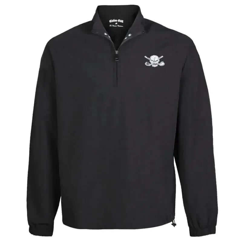 men's black wind shirt