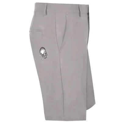 July Outfit - Save 20% - Golf Shirt, Shorts, Leather Belt (Purple/Grey/Purple)