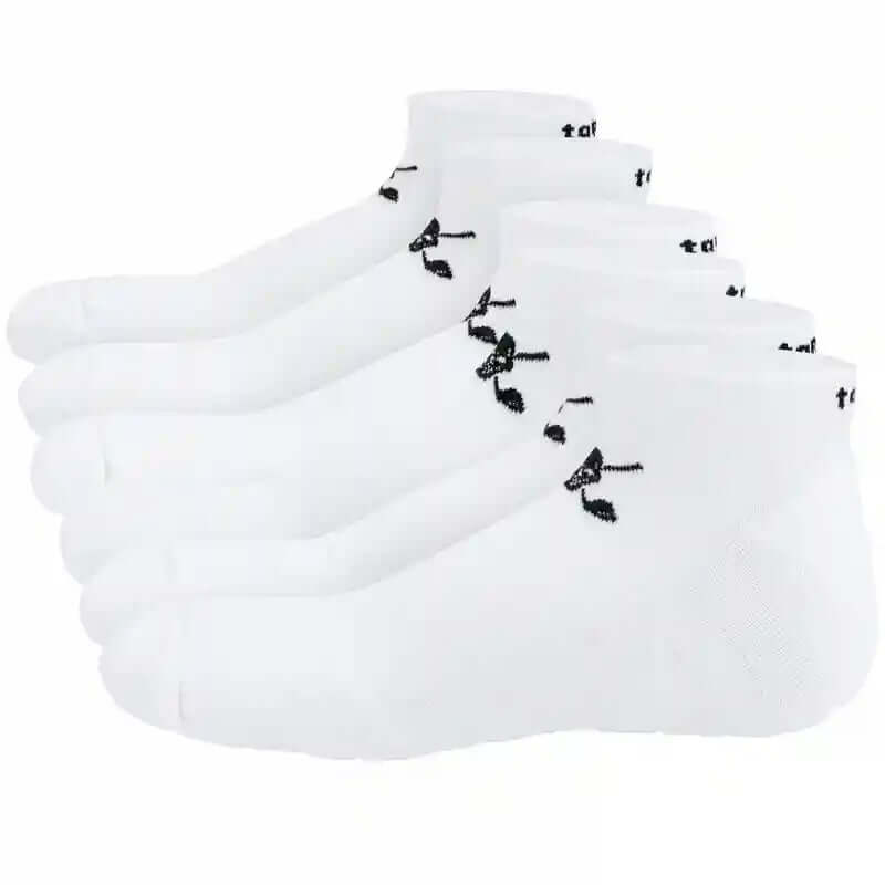 White Performance Low Cut Golf Socks - 3 Pack - White