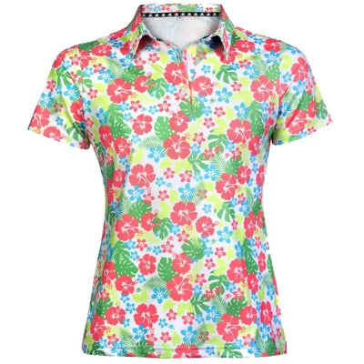 ladies hawaiian golf shirt