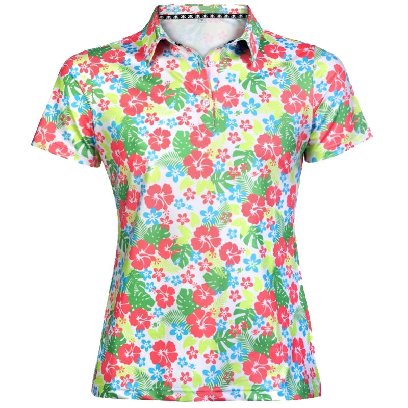ladies hawaiian golf shirt