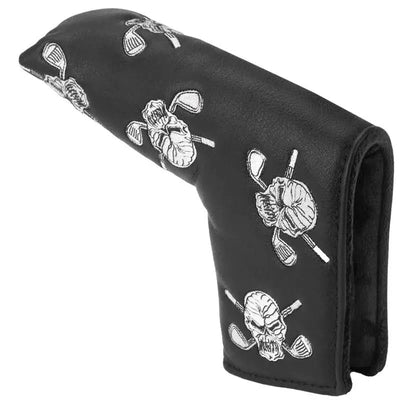 skulls blade putter cover black