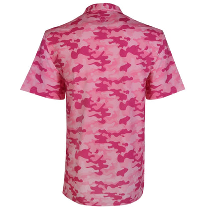 pink camo golf shirt