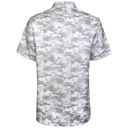 white camo golf polo