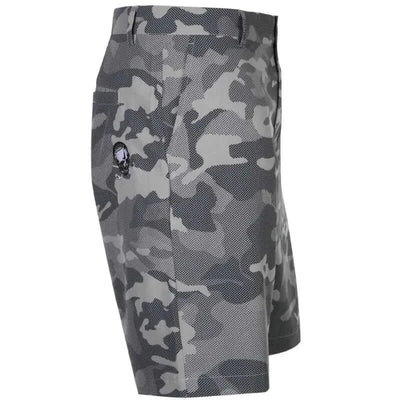 camo grey golf shorts
