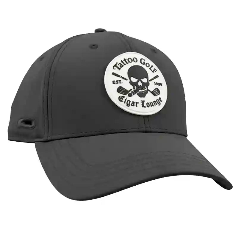 Cigar Lounge Performance Golf Hat (Black)
