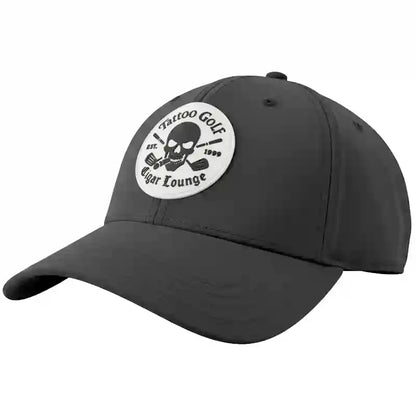 Cigar Lounge Performance Golf Hat (Black)