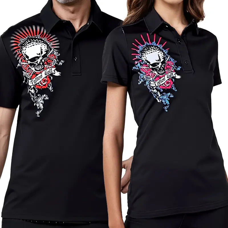 matching his and hers golf shirts