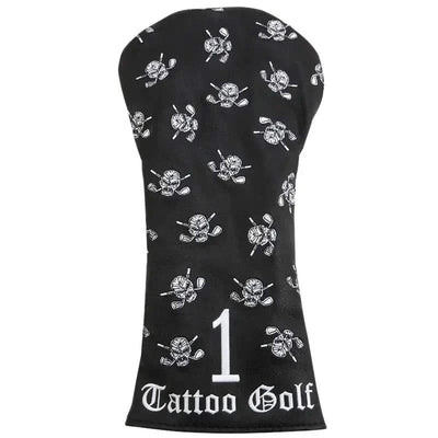 driver golf club cover in black