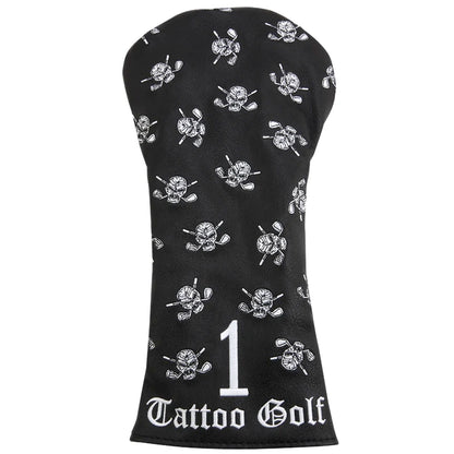 driver golf club cover in black