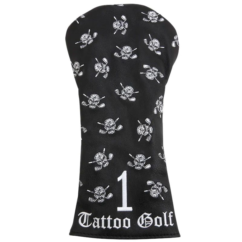 driver golf club cover in black