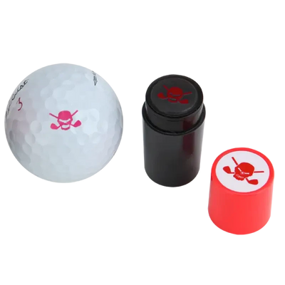 red golf ball stamper
