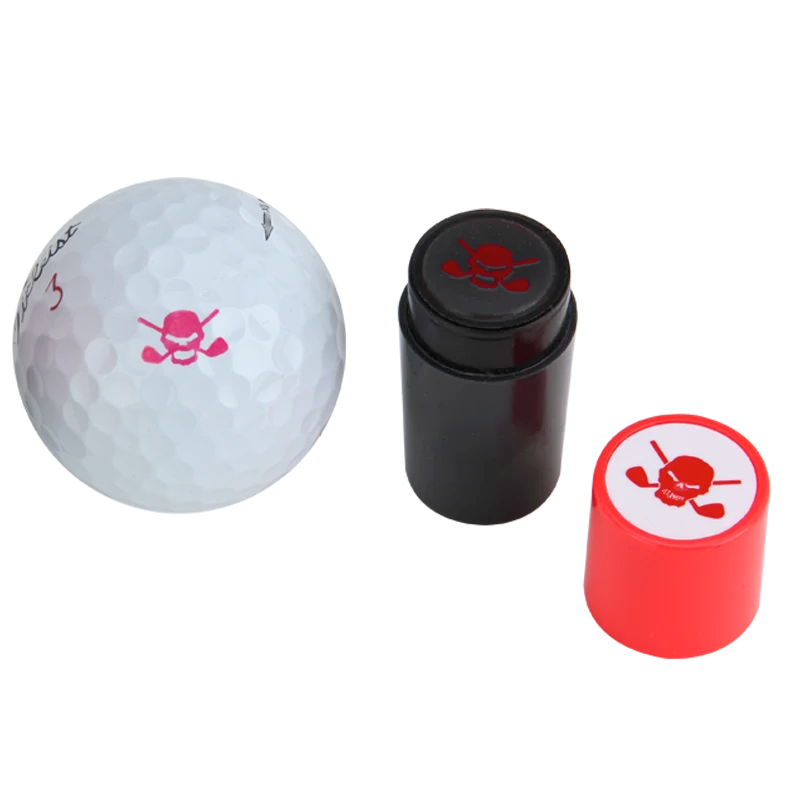 red golf ball stamper