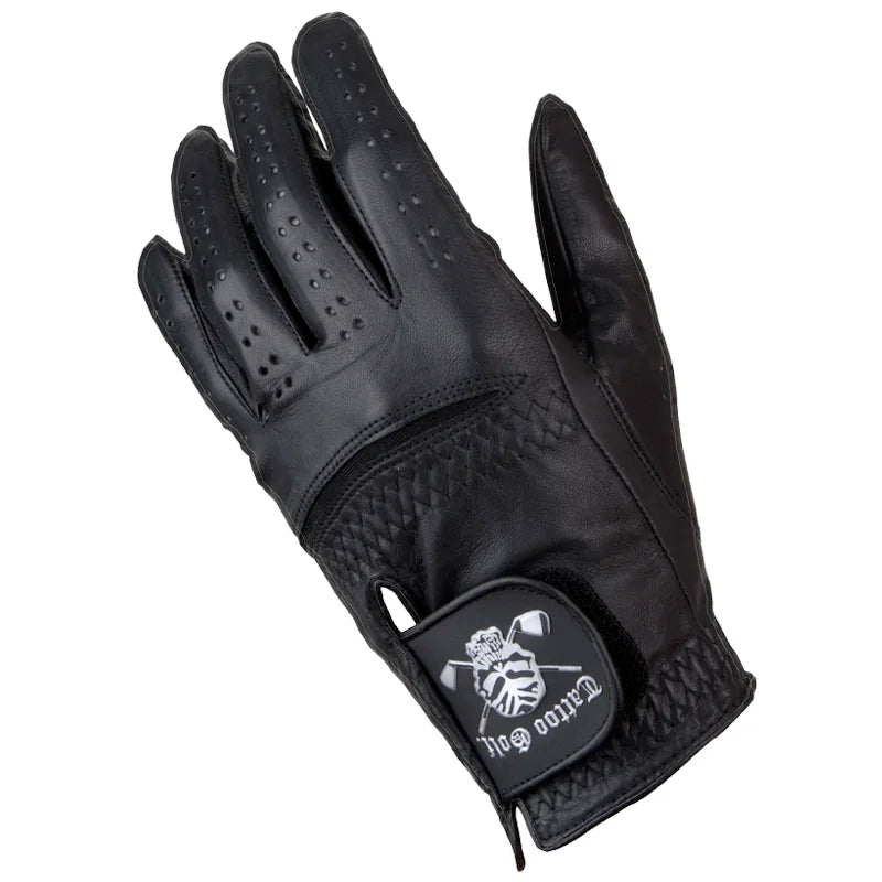 black golf glove