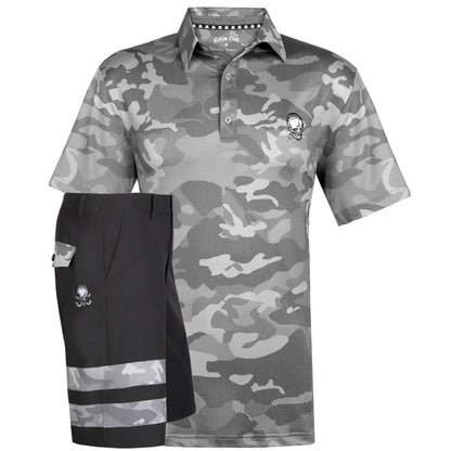 camo grey fun golf outfit