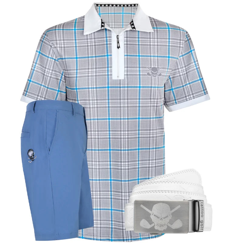 plaid golf outfit for men