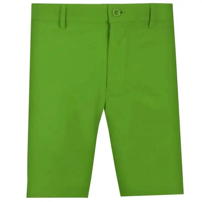 OB ProCool Golf Shorts in bright green color, featuring a clean design for golfers prioritizing comfort and style.