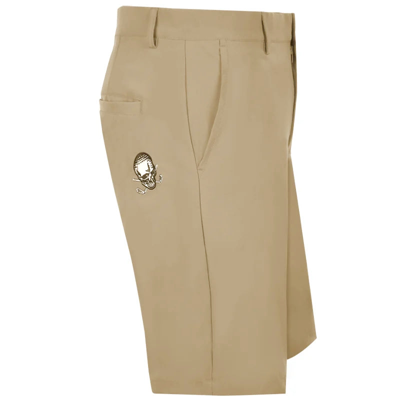 men's khaki golf shorts