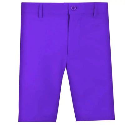 purple golf shorts