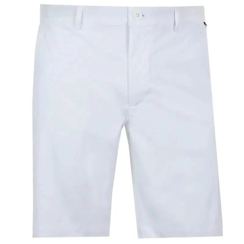 OB ProCool Golf Shorts in white showcasing premium fabric and comfort for golfers.