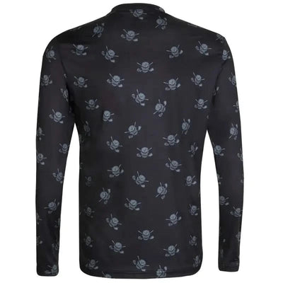 golf undershirt black skull 