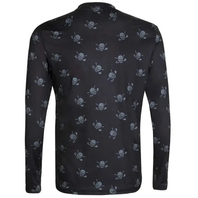 golf undershirt black skull 