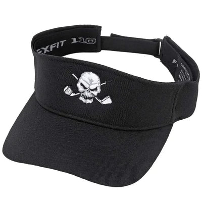 black golf visor