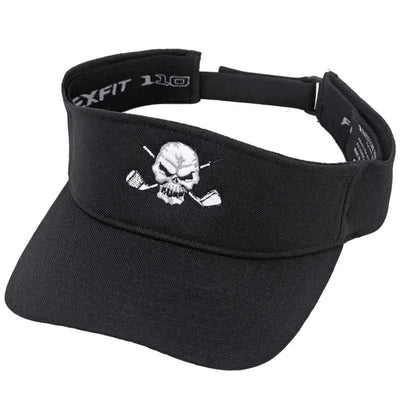 black golf visor