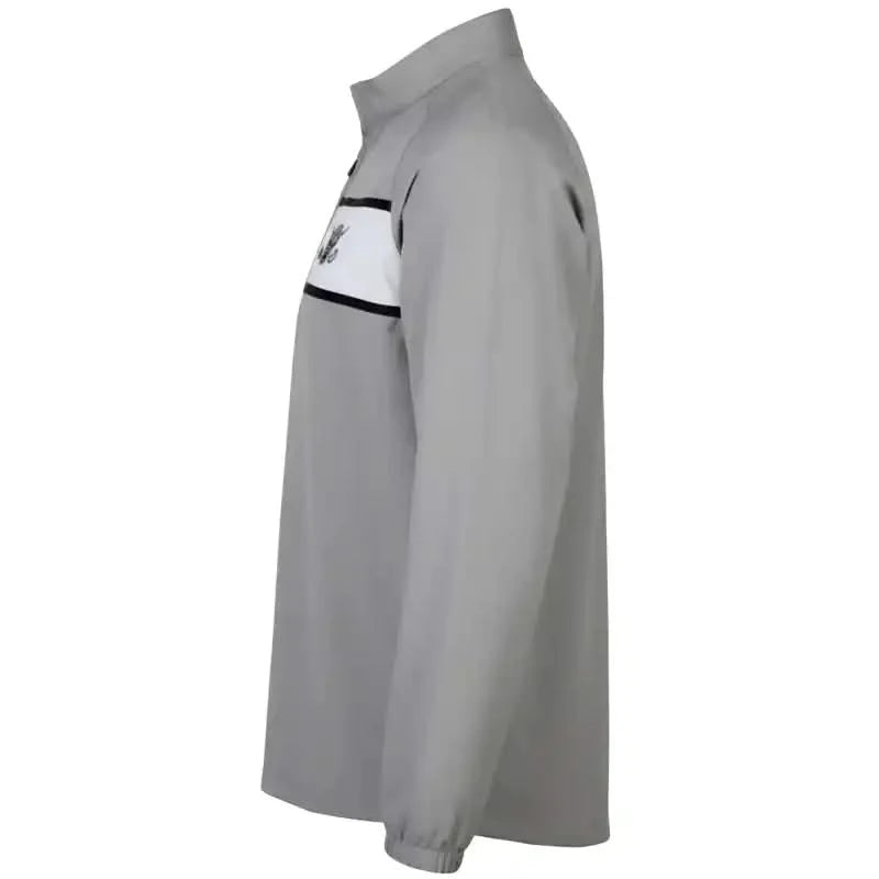 Men's Grey Performance Quarter-Zip Golf Windbreaker – Tattoo Golf