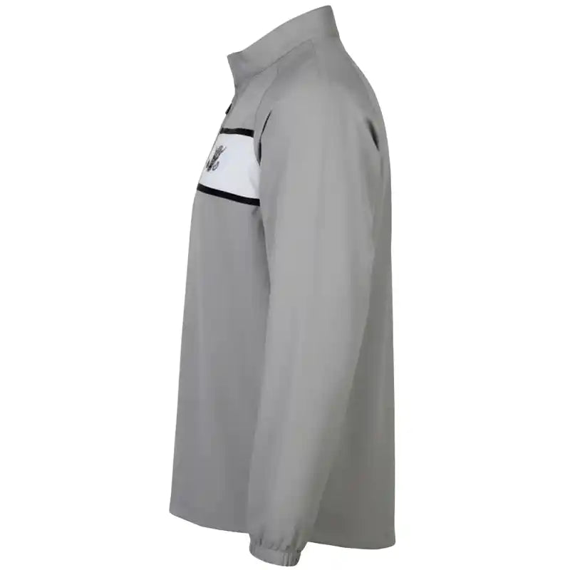 golf wind jacket grey side view