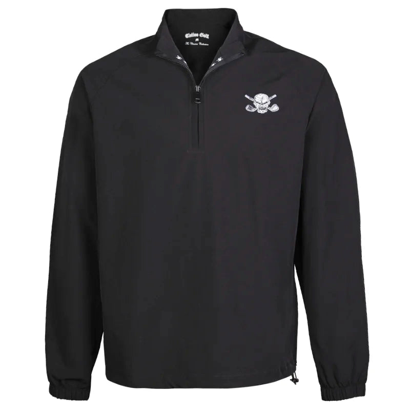 men's black wind shirt
