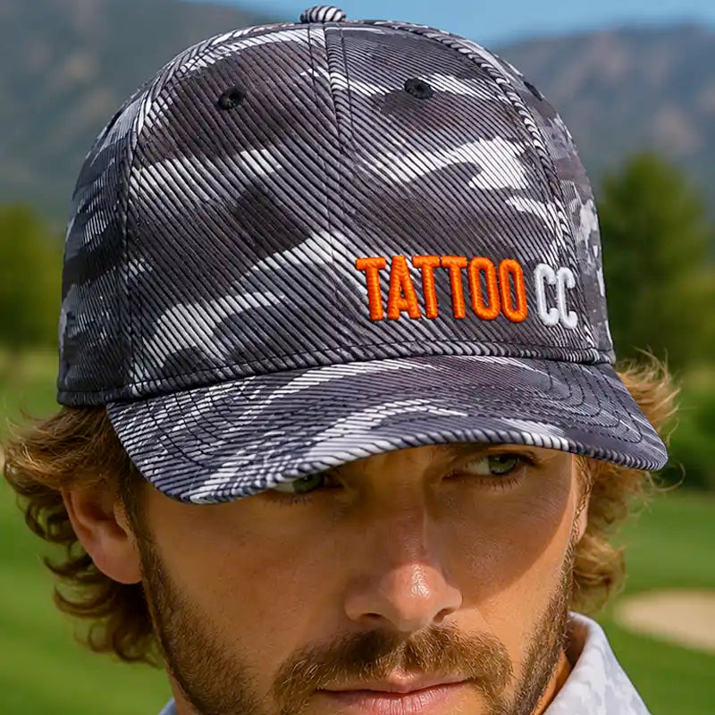 Camo Tattoo CC Performance Golf Hat (Grey)