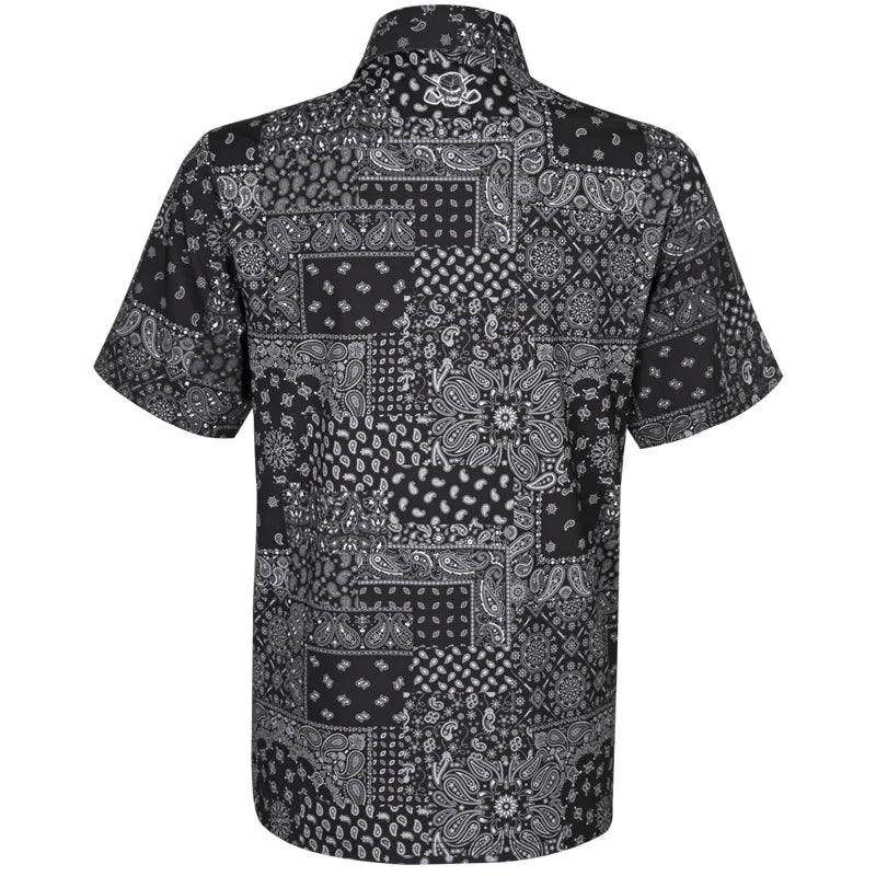 hustler black golf shirt