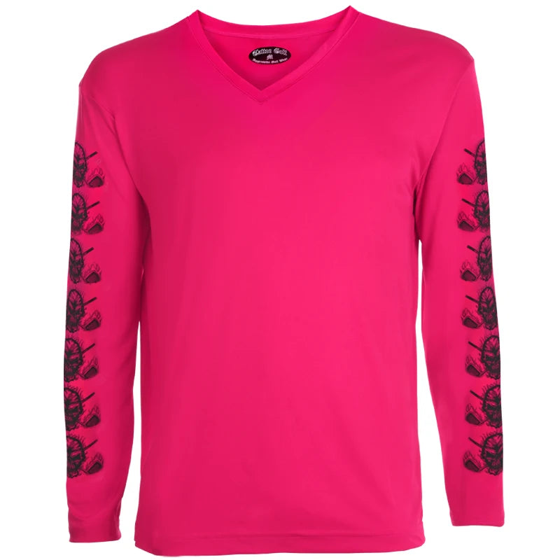 pink ladies golf shirt