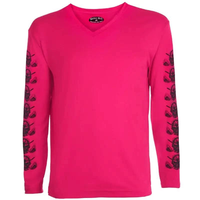 ladies pink golf shirt