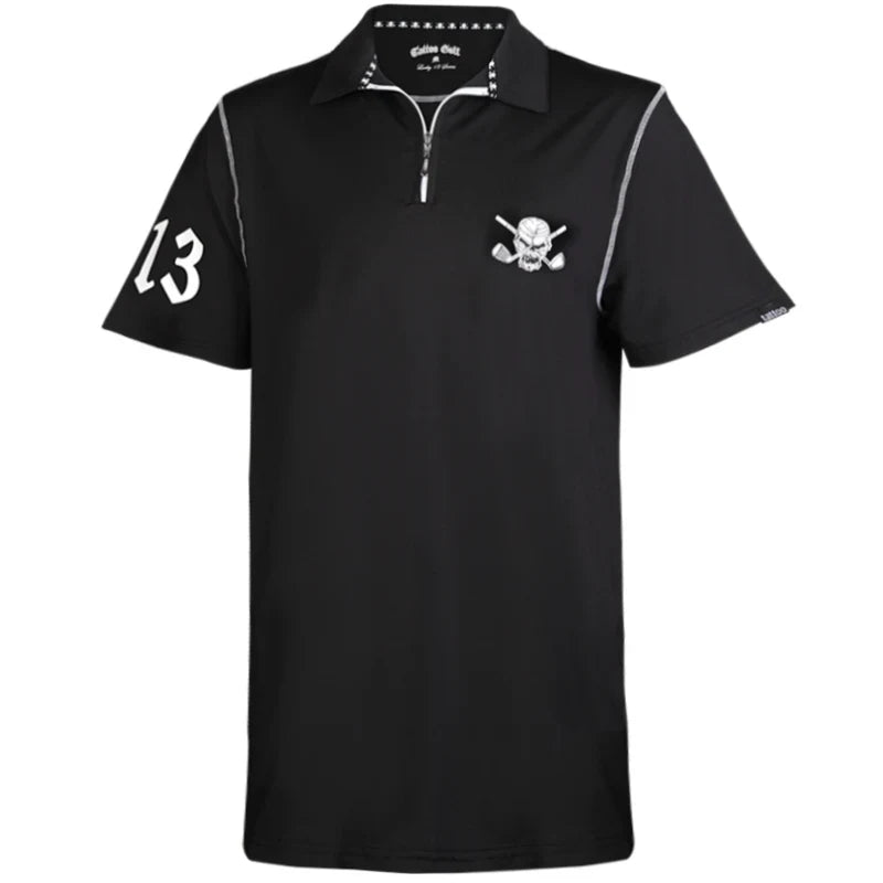 lucky golf shirt black