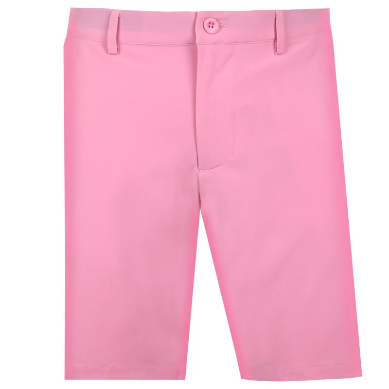 pink golf shorts