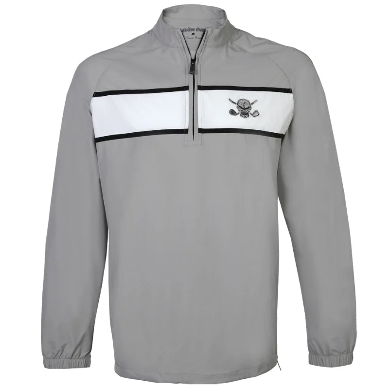 grey golf wind shirt