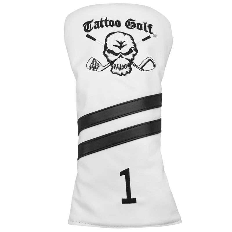 white driver golf club cover